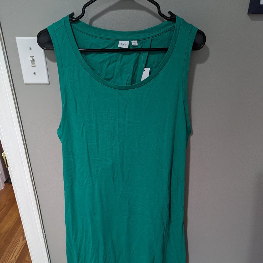 Gap Midi Tie-Back Cutout Sleeveless Dress in XL